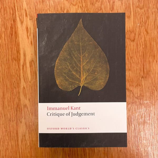 Critique of Judgement by Immanuel Kant