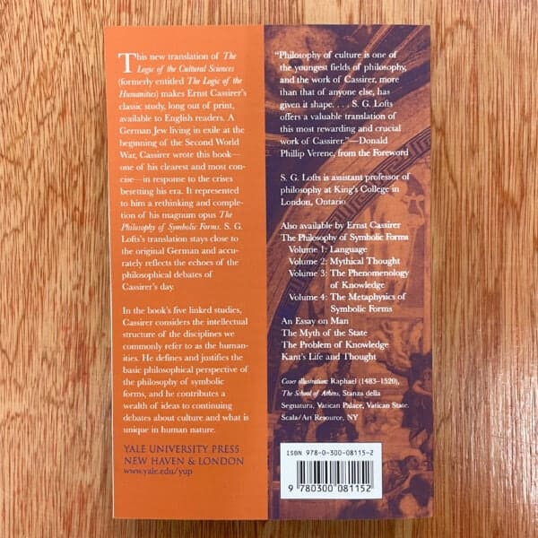 The Logic of the Cultural Sciences by Ernst Cassirer - Image 2