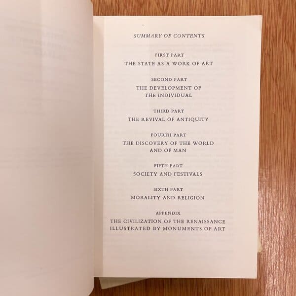 The Civilization of the Renaissance in Italy by Joacob Burckhardt - Image 3
