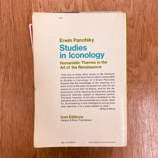 Studies in Iconology: Humanistic Themes in the Art of the Renaissance by Erwin Panofsky - Image 2