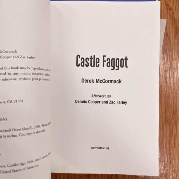Castle Faggot by Derek Mccormack - Image 3