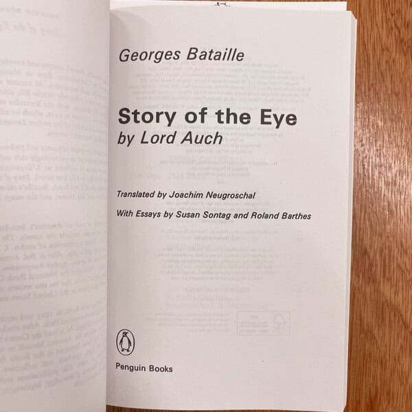 Story of the Eye by Georges Bataille - Image 3