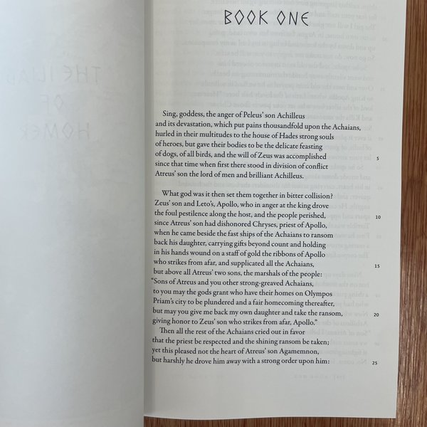 Theatrical classic book page from book one, with in-depth text on Greek mythology and gods, ideal for literary and educational SEO keywords.