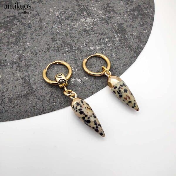 Dalmatian gold earring antikuos