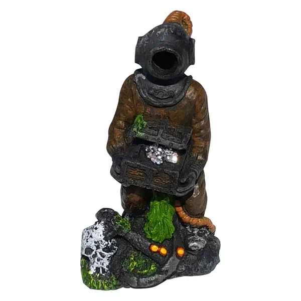 Diver top aquarium ornament