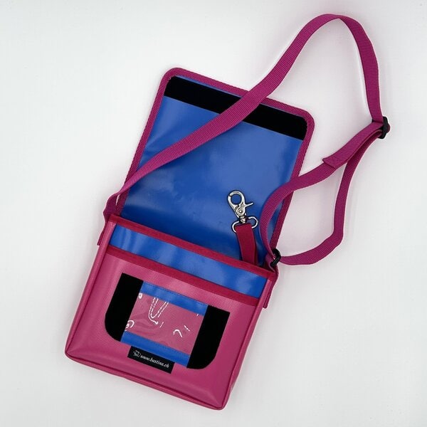 Kindergartentasche "Einhorn" blau/rosa – Bild 3