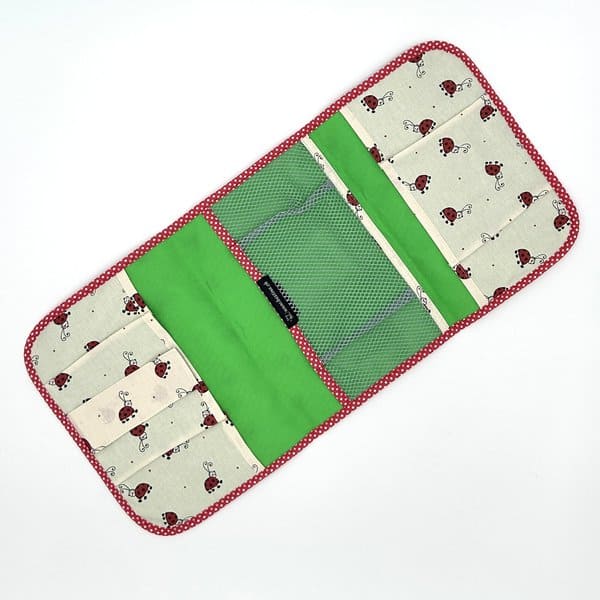 Windelbag "Marienkäfer" rot/crème – Bild 2