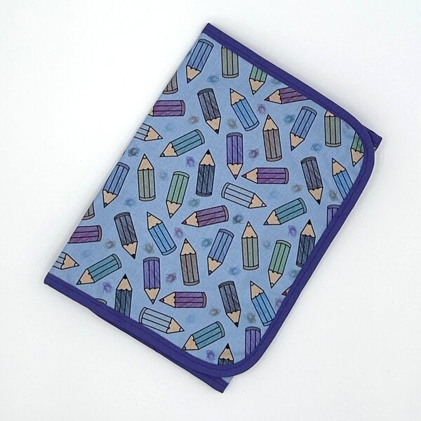 Windelbag "Farbstifte" blau/violett