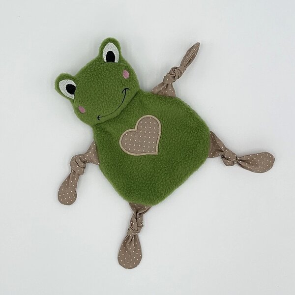Schnuffeltier "Frosch" beige
