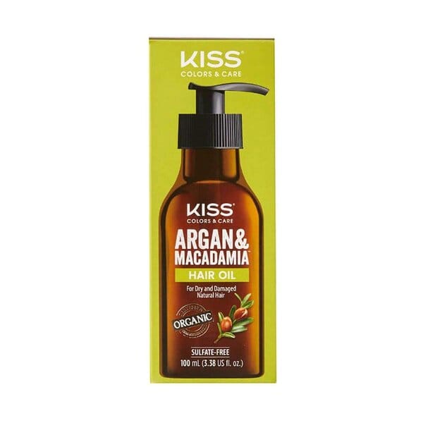 Kiss Argan & Macademia Oil Repairing Hair Serum 3.4 fl oz (3.38 US fl.oz.)