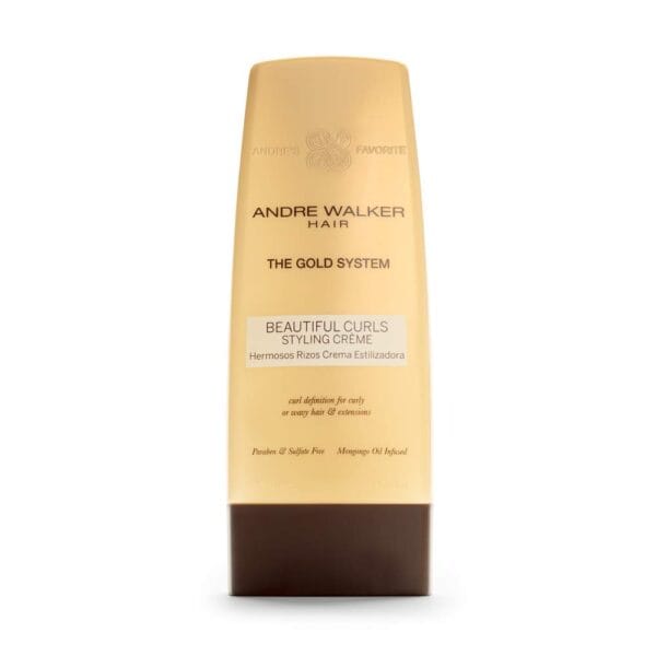 Andre Walker Beautiful Curls Styling Hair Crème, Official Gold System 8.5 FL Oz - Image 2
