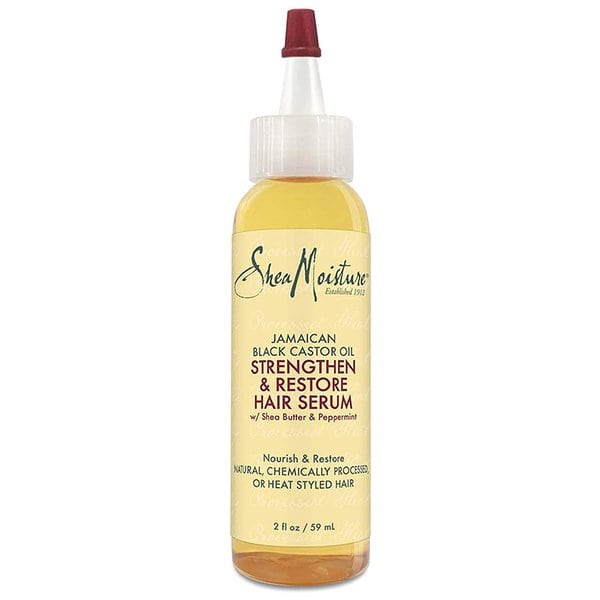 SheaMoisture Jamaican Black Castor Oil to Strengthen and Restore Hair Serum Hair Treatment, 2 Fluid Ounce
