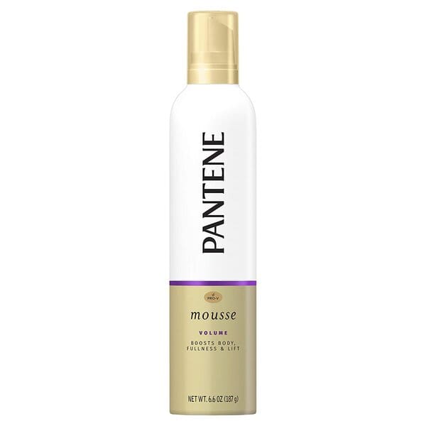 Pantene Pro-V Volume Body Boosting Mousse to Boost Fine, Flat Hair for Maximum Fullness, 6.6 oz