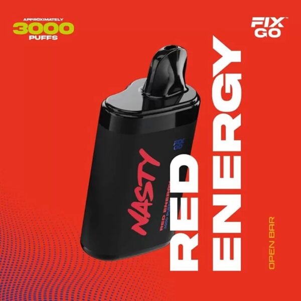NASTY FIX GO disposable 3000 puff - Red Energy