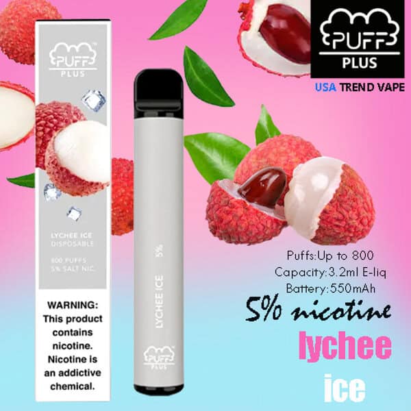 PUFF PLUS Iced Lychee 800 puff