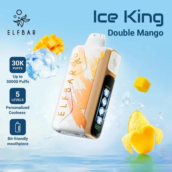 ELF BAR Ice King 30,000 puff - Double Mango