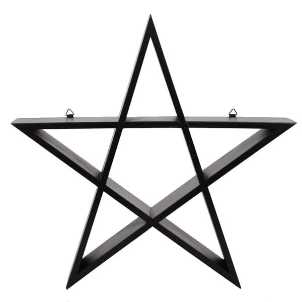 Scaffale a forma di Pentagramma