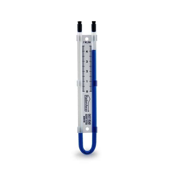 RadonAway Easy Read Manometer - Blue