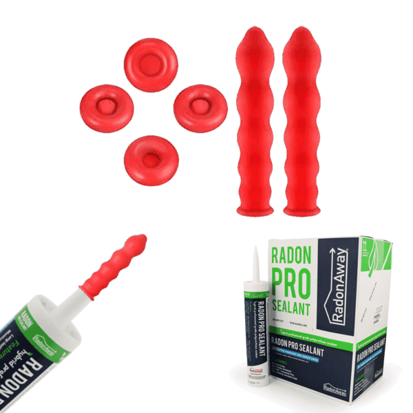 Caulk Cap for RadonAway Radon Pro Hybrid Sealant - 6pcs