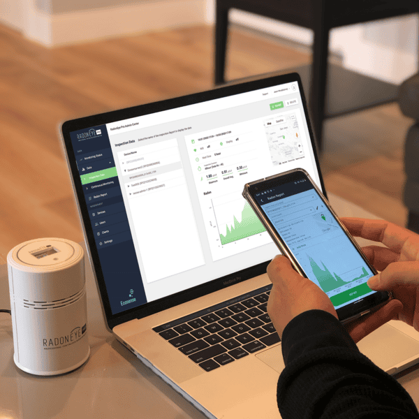 RadonEye Pro - Monitor di Radon Certificato NRPP/NRSB per Professionisti, Versione Internazionale in Bq/m3 - immagine 3