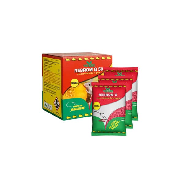 Rebrom G 1500 scatola da 3 bustine Rebrom G grano biocida