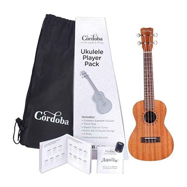Ukelele Concierto CORDOBA Player Pack UP-1C CORDOBA - Ukeleles. Compra online con garantía.