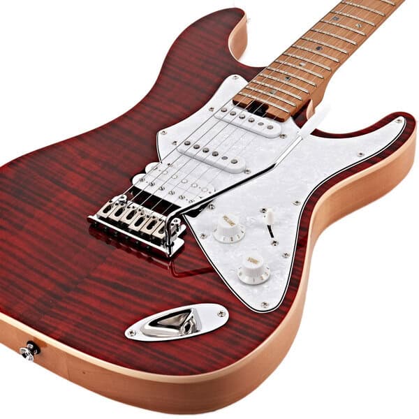 Guitarra Eléctrica ARIA PRO II 714-MK2 RBRD Fullerton Ruby Red ARIA - Guitarras. Compra online con garantía.
