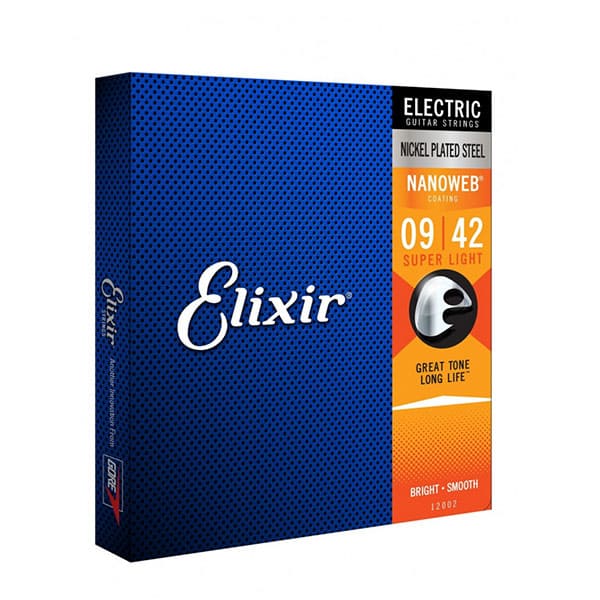 Juego de Cuerdas ELIXIR 12002 Nanoweb 09|42 Super Light ELIXIR - Accesorios. Compra online con garantía.