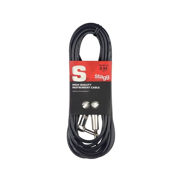 Cable STAGG NGC6PLR 6M N Series Angulado STAGG - Accesorios. Compra online con garantía.
