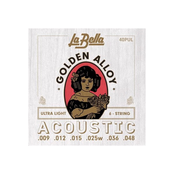 Juego de Cuerdas LA BELLA 40PUL Acoustic | 09-48 LA BELLA - Accesorios. Compra online con garantía.