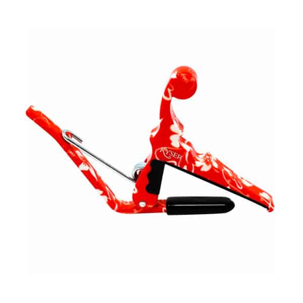 Capotraste KYSER KURHA Red Hibiscus Ukelele KYSER - Accesorios. Compra online con garantía.