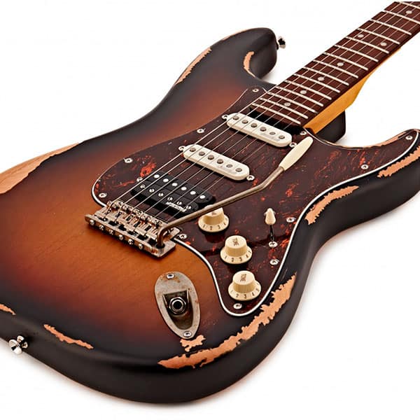 Guitarra Eléctrica VINTAGE V6H Icon Series Distressed Tobacco Sunburst VINTAGE - Guitarras. Compra online con garantía.