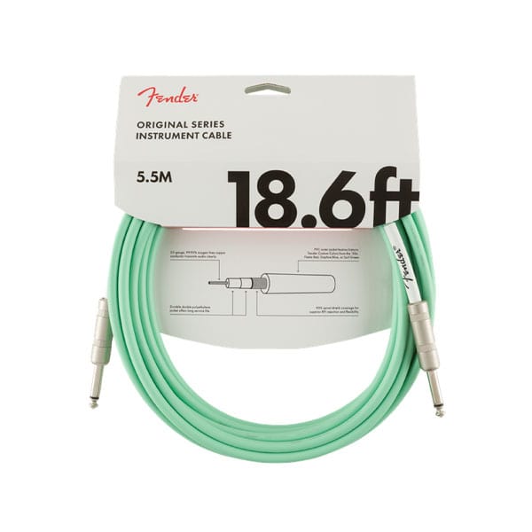 Cable FENDER 990520058 Original Series 5.5m Surf Green FENDER - Accesorios. Compra online con garantía.