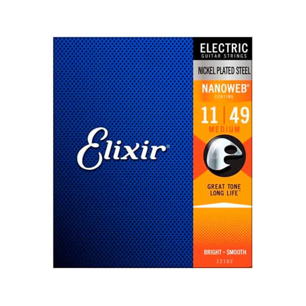 Juego de Cuerdas ELIXIR 12102 Nanoweb 11|49 Medium ELIXIR - Accesorios. Compra online con garantía.