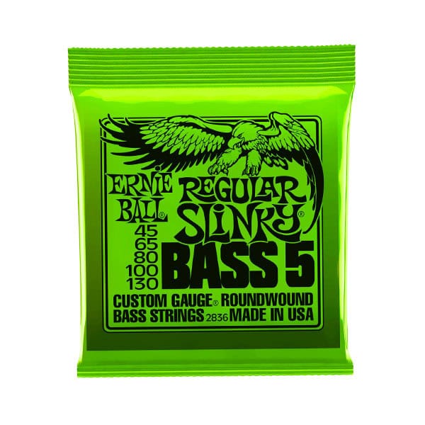 Juego de Cuerdas ERNIE BALL 2836 Regular Slinky BASS 5 45|130 ERNIE BALL - Accesorios. Compra online con garantía.