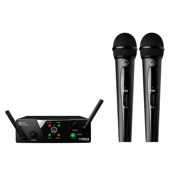 Micrófono Inalámbrico AKG WMS40 MINI Dual Vocal Set AKG - Audio Profesional. Compra online con garantía.