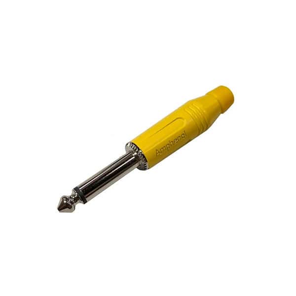 Conector Plug Mono AMPHENOL ACPM-GY Amarillo AMPHENOL - Accesorios. Compra online con garantía.