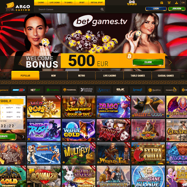 Argo Casino Review & Bonuses 