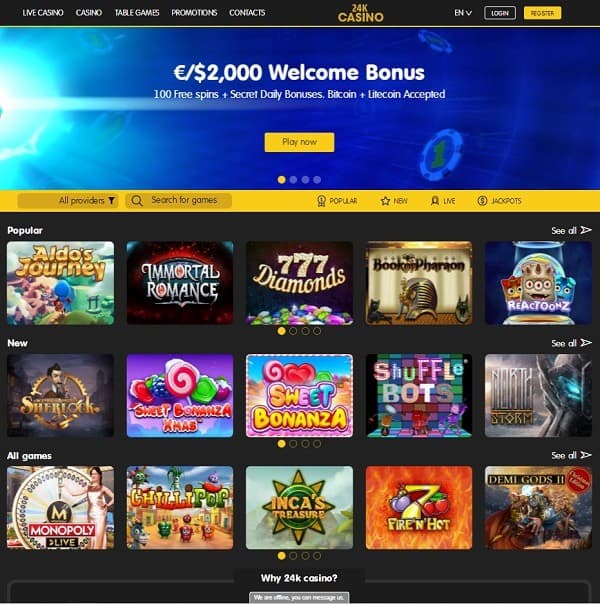 24kCasino.com Review 