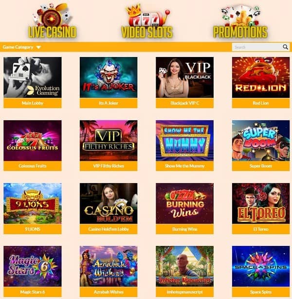 All Cashback Casino Review 