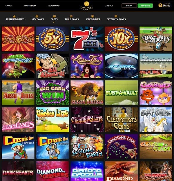 Da Vinci’s Gold Casino Online Review