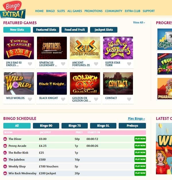 Bingo Extra Casino review