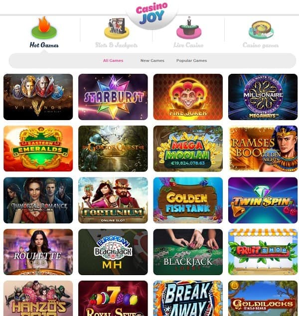 Casino Joy Online & Mobile