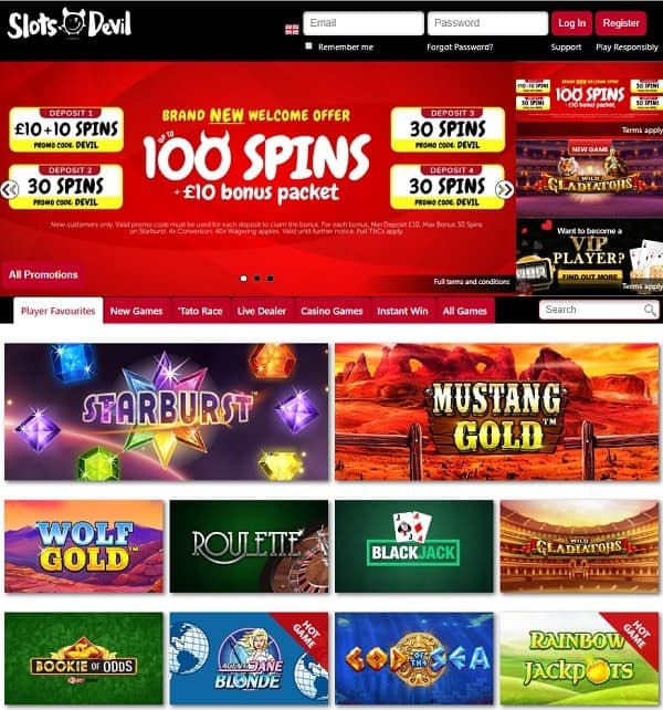 Slots Devil Casino review