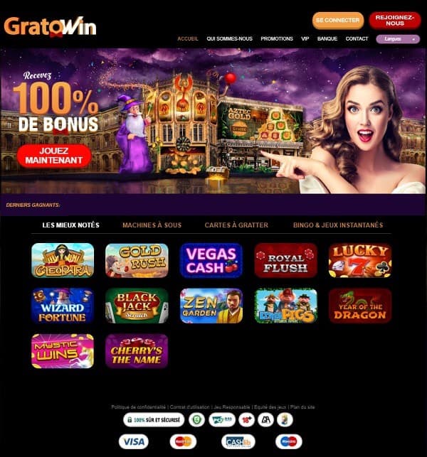 Grato Win Casino Review