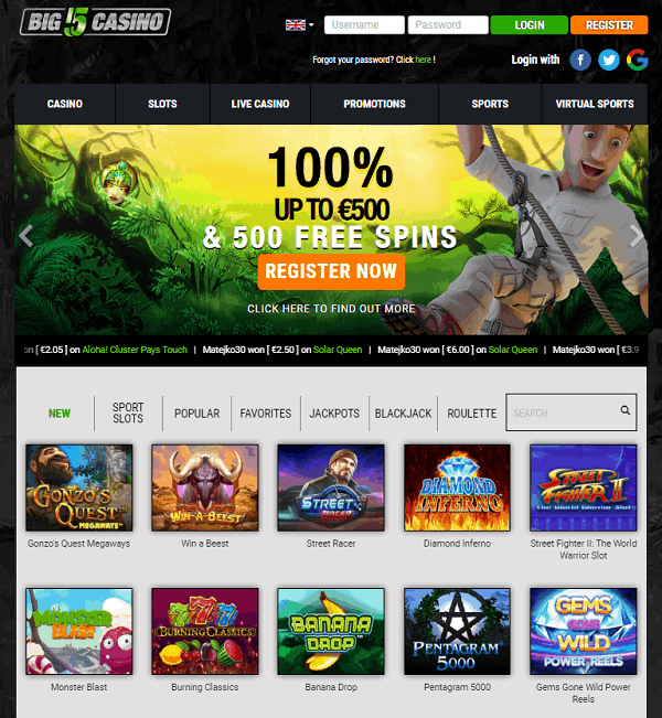 Big5 Free Spins Bonus