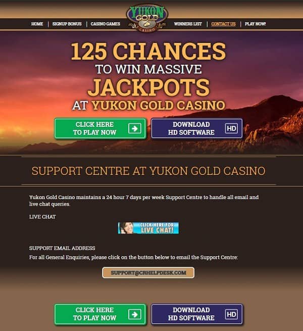 Play Yukon Online Gold Casino 