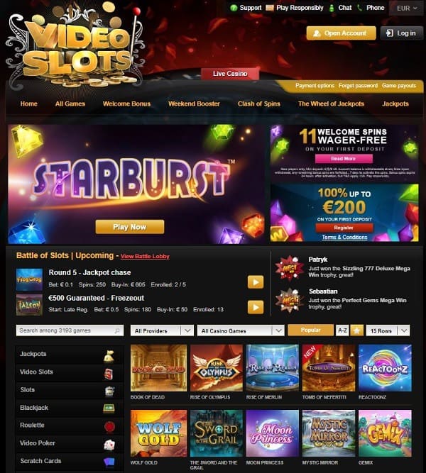 Video Slots Casino Review 