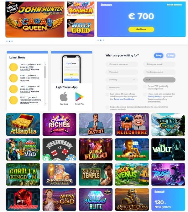 Light Casino Review