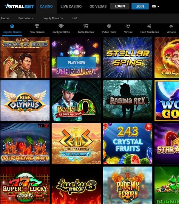 AstralBet Casino Review